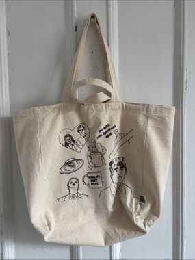 “The Office” Large Silkscreened Canvas Tote Bag